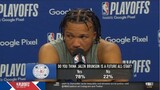 Jalen Brunson (31 Pts, 5 Ast) Postgame interview: Play the way that we have to play to win this game
