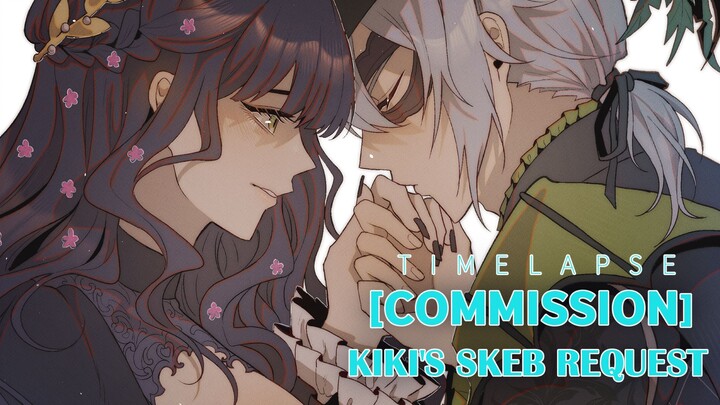 【Commission】Kiki's Skeb【Timelapse】