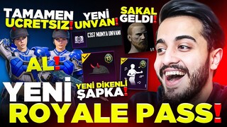 FİRAVUN ÖZEL ÜNVAN! DİKENLİ KAFALIK! S4 SAKAL! HEPSİ GELDİ! PUBG Mobile Royale pass