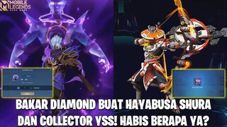 BAKAR DIAMOND BUAT SKIN HAYABUSA SHURA DAN COLLECTOR YSS! HABIS BERAPA YA? MOBILE LEGENDS