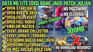 Data ML Lite Full Event 300Mb Patch Julian | ML Lite | Cara Mengatasi Lag & Patah Patah ML