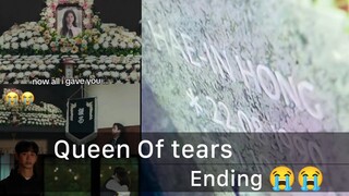 KEMATIAN HAE IN - queen of tears episode 13 indo| ending drama korea terbaru kim soo hyun kim ji won