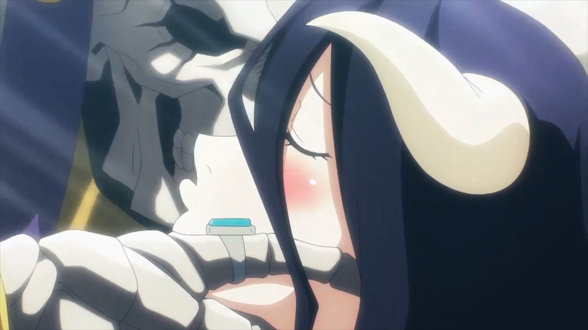 Albedo Overlord 4 Dublado - Albedo quer sentar no colo de Ainz 