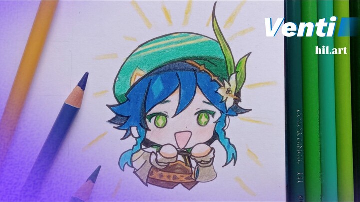 coloring | Venti (Genshin Impact)