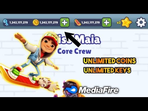SUBWAY SURF MOD COIN, KEY, BOARD UNLIMITED DAN LOMPAT TINGGI SAMPAI LANGIT TERBARU !!!