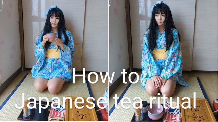 tea ritual with hina 😊😊🍵🍵