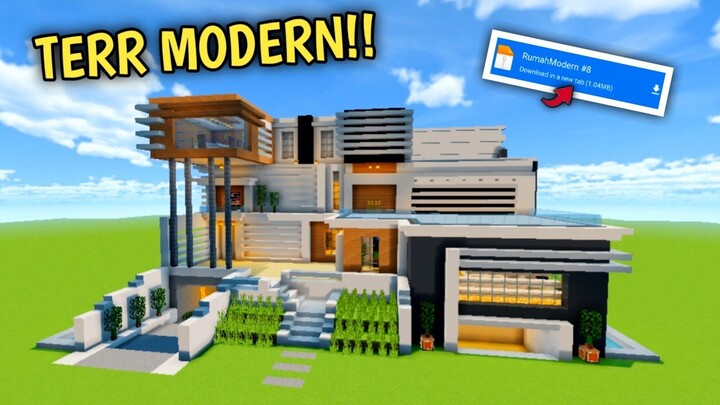 DESAIN NYA CAKEP BANGET GESS! DAN ADA STADION NYA JUGA!! - Map Showcase Minecraft #226