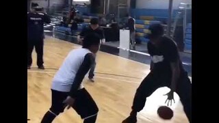 Allen Iverson schools young kids