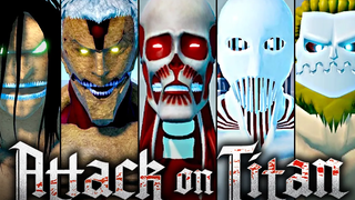 ไททันทุกตัวในเกม Roblox AOT FFF old titans back