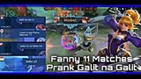 Top Global Fanny Prank | 11 Matches? Galit na galit | Mobile legends |