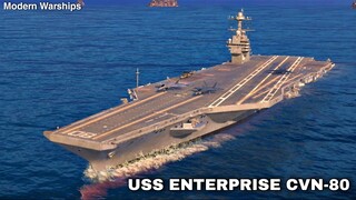 Modern Warships: USS ENTERPRISE in Action online battle gameplay.
