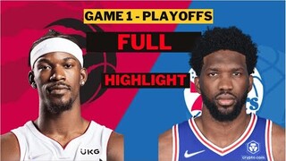 Philadelphia 76ers vs Heat Full Highlights game 1 playoffs playoffs May 4th, 2022 | NBA Season 2022