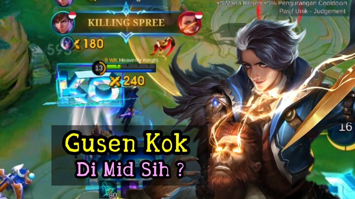 Gusion Kok Di Mid ?
