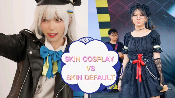 Skin default vs skin cosplay gais... lebih suka ivy yang skin apa?