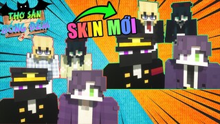 Minecraft THỢ SĂN BÓNG ĐÊM (Phần 2) #1 - KHI JAKI - VIOLET - ASHLEY - ENMA THAY SKIN MỚI 👻 vs 😍