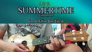 Summertime - Cinnamons x Evening Cinema - Ukulele Chords