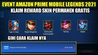 EVENT AMAZON PRIME MOBILE LEGENDS 2021!!! CARA KLAIM HADIAH EVENT AMAZON MLBB DROP 1