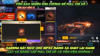 Free Fire| Garena cho MP40 mãng xà bất ngờ quay lại - Nâng cấp Mp40 mãng xà đủ chỉ số tốn kém không?