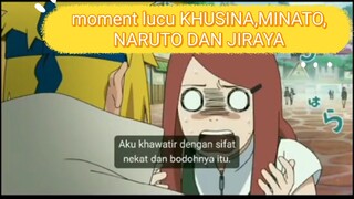 Moment lucu KHUSINA MINATO NARUTO DAN JIRAYA || TINGKAH KONYOL 4 MONSTER SHINOBI KONOHA