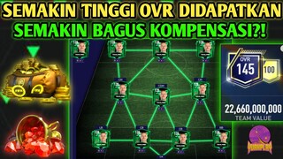 PENTING NIH! SEMAKIN TINGGI OVR TIM KITA MAKA SEMAKIN BAGUS KOMPENSASINYA? FIFA MOBILE YUAHPLAY!