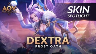 Dextra Frost Oath Skin Spotlight - Garena AOV (Arena of Valor)