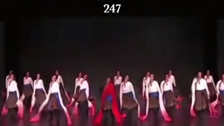 The classic Tibetan dance of several generations