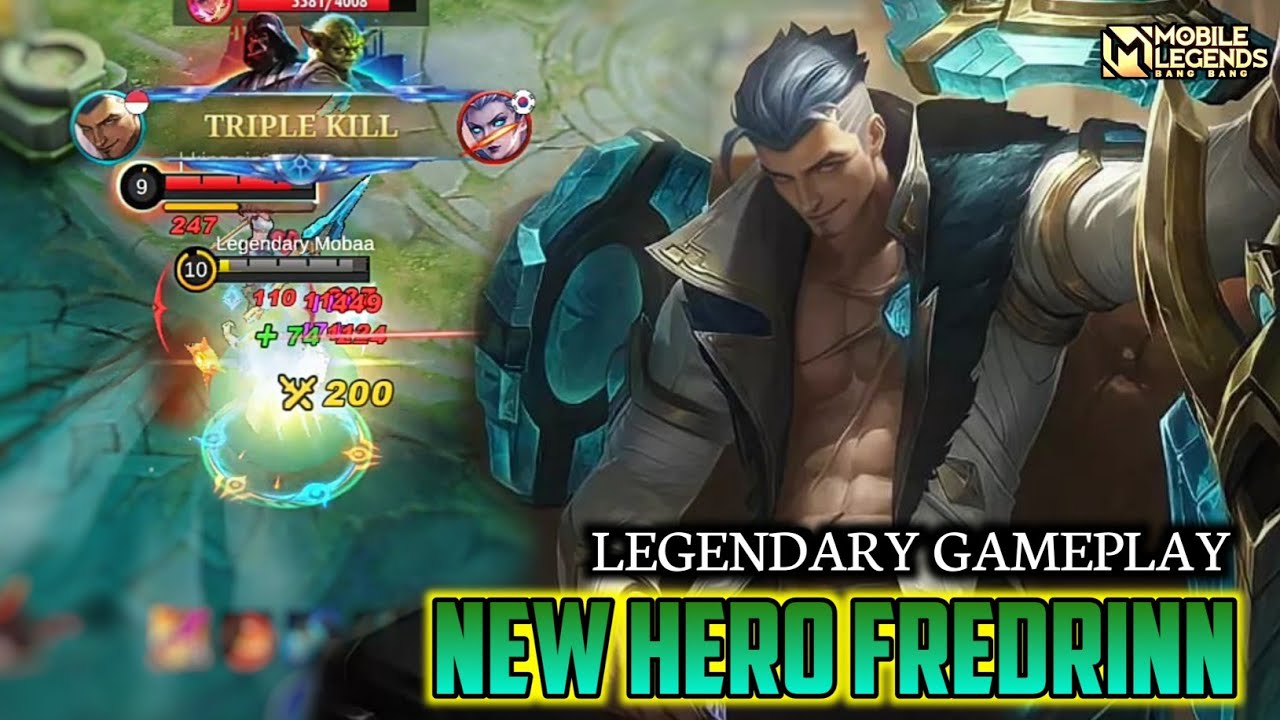 Fredrinn Mobile Legends , Next New Hero Fredrinn Gameplay - Mobile Legends  Bang Bang - BiliBili