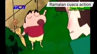 Shinchan bahasa indonesia ramalan cuaca action