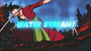 WATER STREAM !!! zoro