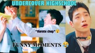 undercover highschool being funny straight 6 mins😂🤣|seokangjoon| jinkijoo|undercover highschool|