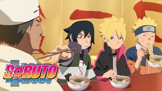 Soruto Reveals the Identity of Ramen Guy !! | Soruto goes to the Past - Boruto (2022)