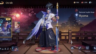 Liên Quân Mobile - Review Skin Ryoma Sammurai Huyền Thoại