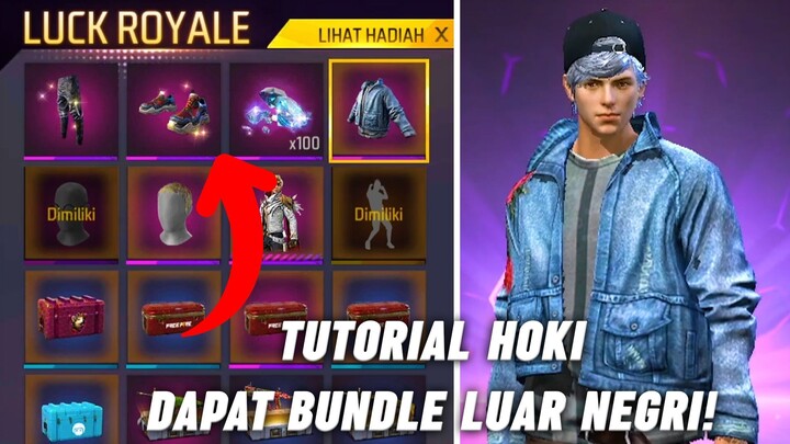 BEGINI CARA DAPAT BUNDLE LUAR NEGRI FREE FIRE DENGAN HOKI!!