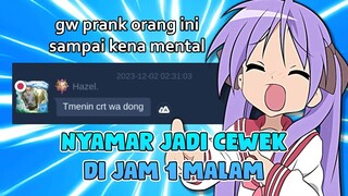 AKU NYAMAR JADI CEWEK DI JAM 1 MALAM, DAN BANYAK HAL MENGERIKAN TERJADI 😱 #mobilelegends #mlbb