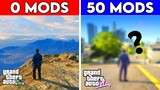 I INSTALLED *50 MODS* 😱 IN GTA 5 .......... IS THIS GTA 6 NOW? 😍