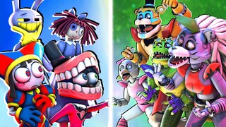 FNaF Glamrock vs The Amazing Digital Circus