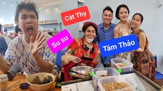 Su Su, Tâm Thảo mừng khai trương quán DIVA Cát Thy Bánh tráng trộn - Ẩm thực Cha Rồng