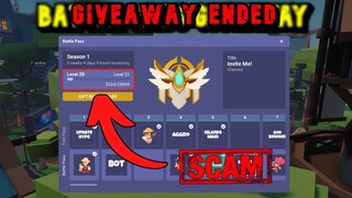 (Giveaway Ended) Battlepass XP System Is A Scam | Roblox Bed Wars