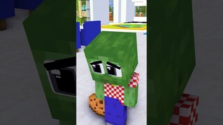 Sad Story of Poor Baby Zombie ? - Monster School Minecraft Animation #shorts #minecraft