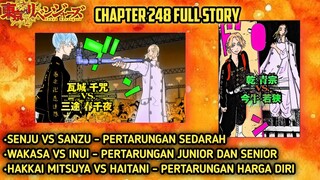 TOKYO REVENGERS CHAPTER 248 Full STORY - SENJU VS SANZU, INUI VS WAKASA, HAKKAI MITSUYA VS HAITANI