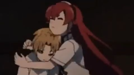 Eris's way of comforting Rudeus