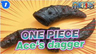 ONE PIECE|Using scrap to make Ace‘s dagger！ More Beautifu after burning！_1