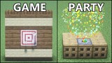 Minecraft: 10+ Party Redstone Games! (easy)