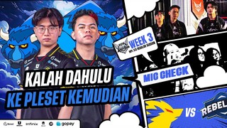 KALAH DAHULU KEPELESET KEMUDIAN - MIC CHECK ONIC VS RBL MPLID SEASON 13 WEEK 3