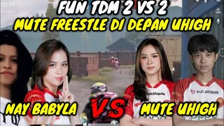 MUTE FREESTYLE DI DEPAN UHIGH || FUN TDM SERU