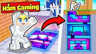 TÔ GÀ THỬ THÁCH 24H XÂY HẦM 100% BÍ MẬT GAMING TRONG MINECRAFT*CĂN HẦM CHƠI GAME BÍ MẬT