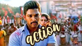 allu arjun action seen.