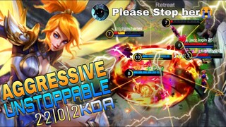 Try to stop me? Perfect Solo Fanny Rank Gameplay | 22 0 2 KDA | MOBILE LEGENDS: BANG BANG