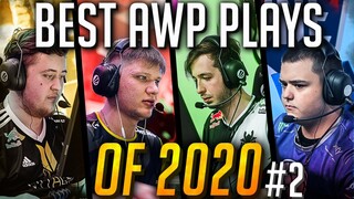 THE SICKEST PRO AWP PLAYS OF 2020 #2! (CRAZY PLAYS, CLUTCHES, ACES!) - CS:GO