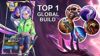 BENEDETTA #1 GLOBAL | MOBILE LEGENDS